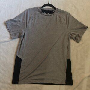 Reebok Small Athletic T Shirt Gray/Black
